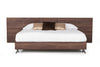 Eastern King Nova Domus Brooklyn Italian Modern Walnut Bed Model VGACBROOKLYN-BED-EK