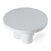 Modrest Bruni Modern White Concrete Coffee Table Model VGGR-623840-WHT