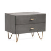 Modrest Bryan Modern Grey Nightstand Model VGMABR-82-GREY-NS
