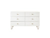 Modrest Bryan Modern White Dresser Model VGMABR-82-WHT-DRS