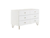Modrest Bryan Modern White Dresser Model VGMABR-82-WHT-DRS