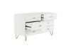Modrest Bryan Modern White Dresser Model VGMABR-82-WHT-DRS