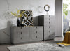 Modrest Buckley Modern Grey Crackle Chest Model VGVCJ2003-CHEST