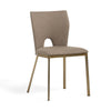 Modrest Burton Modern Beige & Brass Dining Chair Set Of 2 Model VGGA-6527CH-BG-B-DC