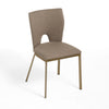 Modrest Burton Modern Beige & Brass Dining Chair Set Of 2 Model VGGA-6527CH-BG-B-DC