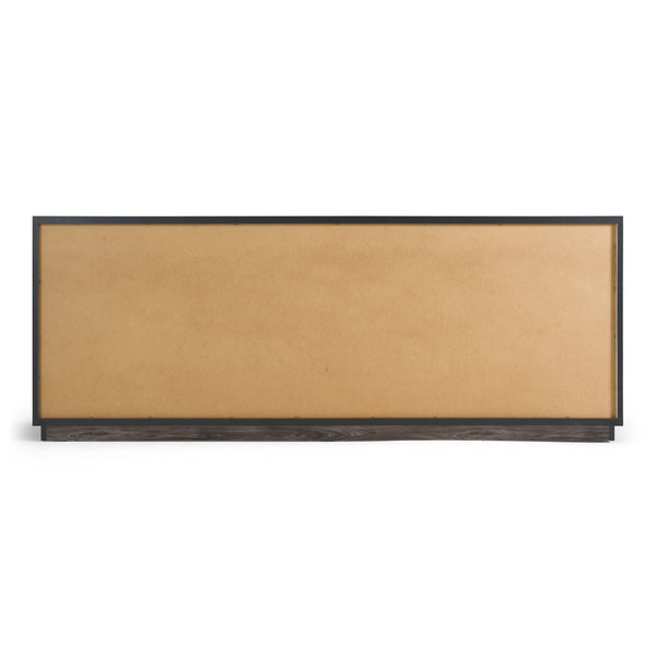 Cairo Modern Grey Elm and White/Grey Marble Pattern Buffet