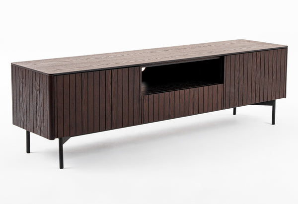 Calhoun Modern Smoked Ash TV Stand