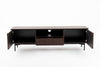 Modrest Calhoun Modern Smoked Ash Tv Stand Model VGDWJ9737-BRN-TV