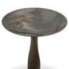 Calvary Mid-Century Modern Ceramic + Grey Ash Bar Table