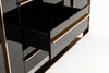 Nova Domus Cartier Modern Black & Rosegold Buffet Model VGVCG-A002