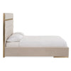 Modrest Cartier Modern Beige Velvet And Brushed Brass Ck Bed Model VGVC-BDAD02-BGE-BB-BED-CK