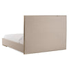 Modrest Cartier Modern Beige Velvet And Brushed Brass Bed Model VGVC-BDAD02-BGE-BB-BED