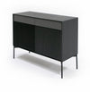 Modrest Casper Modern Mid Century Black Oak Buffet Model VGDW-J9696-BLK