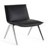 Modrest Cedric Modern Black Vegan Leather Accent Chair Model VGFU-F2313-BLK
