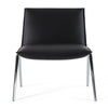 Modrest Cedric Modern Black Vegan Leather Accent Chair Model VGFU-F2313-BLK