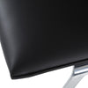 Modrest Cedric Modern Black Vegan Leather Accent Chair Model VGFU-F2313-BLK