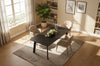 Chadwick Modern Ebony & Rosegold Dining Table