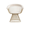 Modrest Chandler Modern Beige Velvet & Gold Dining Chair Model VGZAY007-BEI-DC