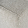 Divani Casa Chapel Modern Light Grey Fabric Sectional Sofa & Ottoman Model VGMB-1686-GRY