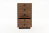 Modrest Chelton Contemporary Walnut And White Ceramic Chest Model VGHB-402W-CT