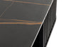 Modrest Chip Modern Black Ceramic & Black Ash Square Coffee Table Model VGDW-DW5008-08