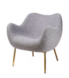 Modrest Cicero Modern Grey Accent Chair Model VGOBTY137-GRY-CH