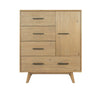 Modrest Claire Contemporary Walnut Chest Model VGWDWIN-TB04D01-CHEST