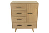 Modrest Claire Contemporary Walnut Chest Model VGWDWIN-TB04D01-CHEST