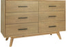 Modrest Claire Contemporary Walnut Dresser Model VGWDWIN-DR06-DRS
