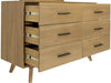 Modrest Claire Contemporary Walnut Dresser Model VGWDWIN-DR06-DRS