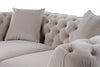Divani Casa Clarice Transitional Light Beige Velvet Loveseat Model VGAH-SF1013-2-BGE