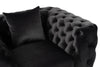 Divani Casa Clarice Transitional Black Velvet Chair Model VGAH-SF1013-1-BLK