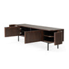 Modrest Clifton Modern Smoked Ash Tall Tv Stand Model VGDW-DW3010-SMK