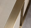Modrest Cartier Modern Beige Velvet & Brushed Brass 4 Piece Bedroom Set Model VGVCBD-A-002-BGE-BED-4PC-SET