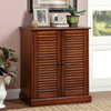 Furniture of America Della Oak Transitional Shoe Rack Model CM-AC213A