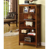 Furniture of America Valencia Antique Oak Transitional Media Shelf Model CM-AC249