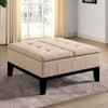 Furniture of America Fazio Beige Transitional Ottoman Model CM-AC365BG