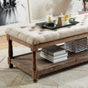 Furniture of America Tanya Beige Rustic Bench Model CM-BN5665BG