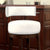 Furniture of America Shirley Dark Oak/White Transitional 25" Bar Stool (2/Box) Model CM-BR6251WH-24-2PK