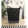 Furniture of America Fuero Black/Chrome Contemporary Bar Table Model CM-BT6464BK