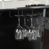 Furniture of America Fuero Black/Chrome Contemporary Bar Table Model CM-BT6464BK