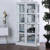 Furniture of America Vilas White Transitional Curio Cabinet Model CM-CR140WH