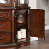 Furniture of America Normandy Brown Cherry Traditional Hutch & Buffet Model CM3145HB-SET