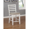 Furniture of America Kiana White Rustic Counter Ht. Chair (2/Ctn) Model CM3156PC-2PK