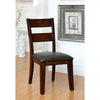 Furniture of America Dickinson Dark Cherry Transitional Side Chair (2/Box) Model CM3187SC-2PK