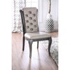 Furniture of America Amina Gray Transitional Side Chair (2/Ctn) Model CM3219GY-SC-2PK