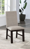 Furniture of America Umbria Antique Black/Gray Transitional Side Chair Model CM3252BK-SC-2PK