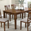 Furniture of America Medford Walnut/Beige Transitional 7 Pc. Dining Table Set Model CM3253WN-T-7PK
