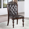 Furniture of America Nouvelle Brown Cherry/Espresso Traditional Side Chair Model CM3256CH-SC-2PK
