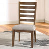 Furniture of America Rapidview Walnut/Light Gray Transitional Side Chair Model CM3259WN-SC-2PK